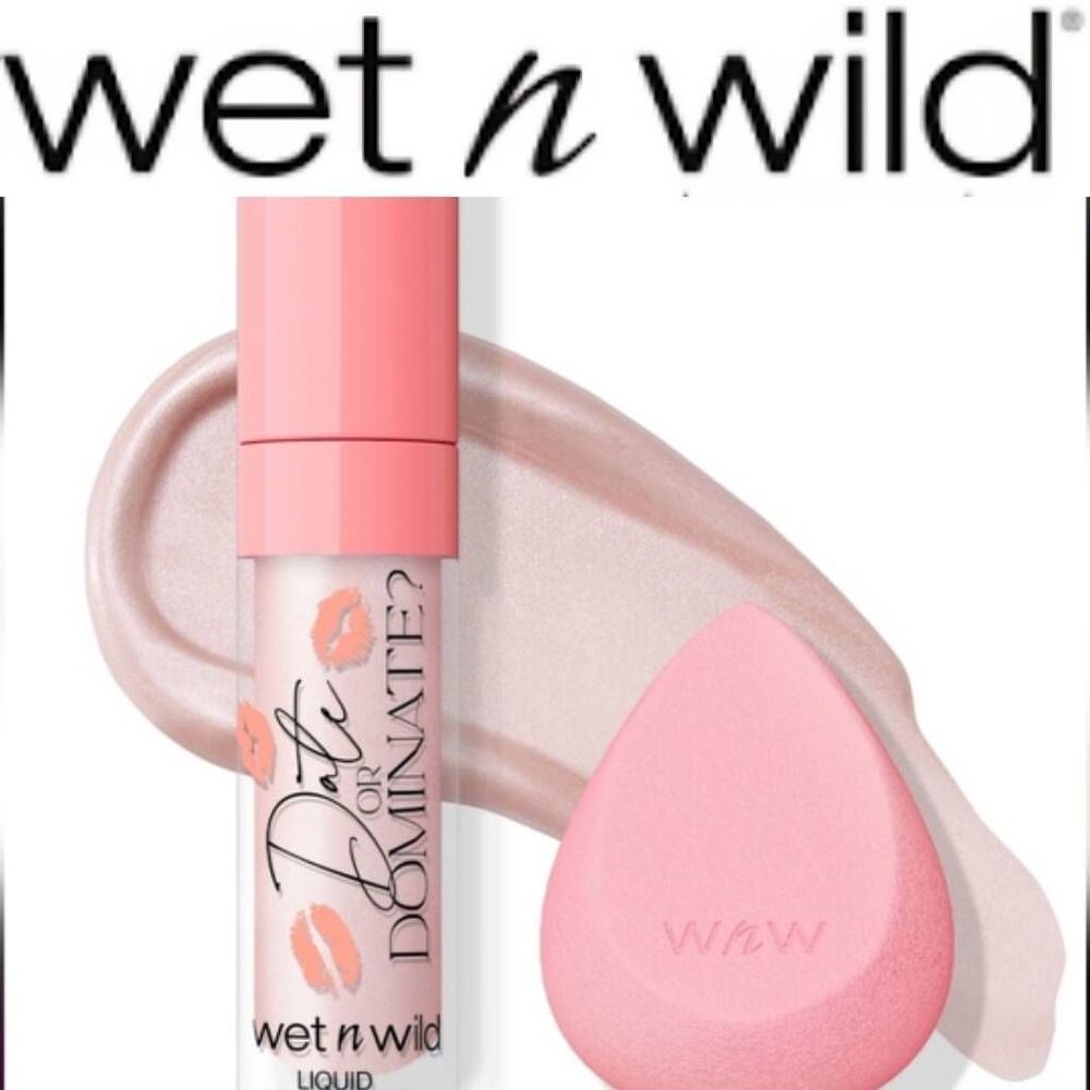 Wet n Wild Date Or Dominate? Liquid Highlighter‎ & Sponge Set